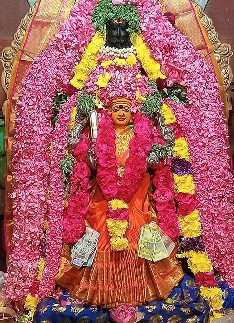 பவானி செல்லியாண்டி அம்மன், மாரியம்மன் கோவில் பூச்சாட்டு விழா