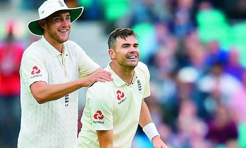 1000 விக்கெட்களை வீழ்த்திய 2-வது ஜோடி: சாதனை படைத்த ஆண்டர்சன் - பிராட்