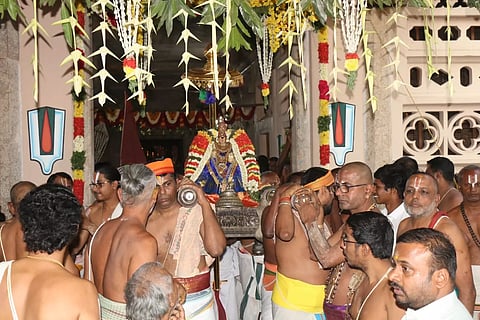 திருச்சி உறையூர் கமலவல்லி நாச்சியார் கோவிலில் சொர்க்கவாசல் திறப்பு விழா