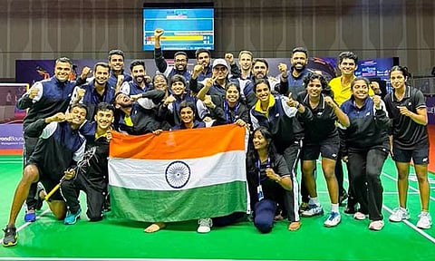 ஆசிய பேட்மிண்டன் கலப்பு அணிகள் சாம்பியன்ஷிப் போட்டி - அரையிறுதிக்கு முன்னேறியது இந்தியா