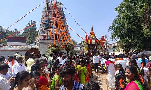 ஓசூர் மல்லிகார்ஜுன சாமி கோவிலில் தேர்திருவிழா