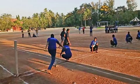 பெண் போலீசுக்கான கோ-கோ போட்டியில் குளச்சல் சப்-டிவிசன் அணி சாம்பியன்