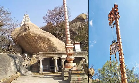 கொடியேற்றம் நடந்தபோது எடுத்த படம்.