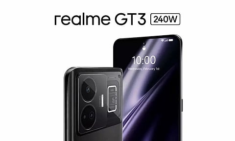 240 வாட் ஃபாஸ்ட் சார்ஜிங்குடன் அறிமுகமான ரியல்மி GT3