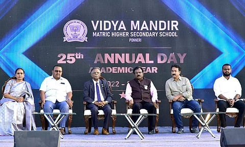 வித்யாமந்திர் மெட்ரிக் பள்ளி ஆண்டு வெள்ளிவிழா ஓய்வு நீதிபதி பங்கேற்பு