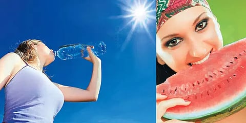 அனல் காற்றுடன் வெயில் வாட்டி வதைப்பதால் பொதுமக்கள் அவதி