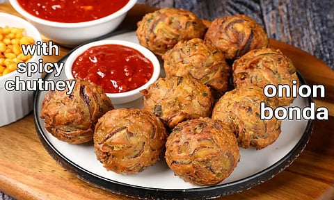 இன்று டீ கடை வெங்காய போண்டா செய்யலாம் வாங்க...