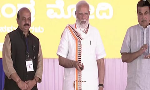 பெங்களூரு-மைசூரு இடையே அதிவிரைவு சாலையை பிரதமர் மோடி திறந்து வைத்தார்