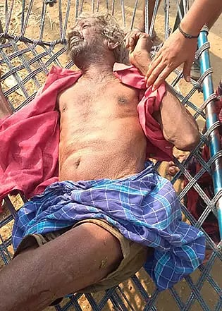காவிரி ஆற்றங்கரையோரம் இறந்து கிடந்த விவசாயி