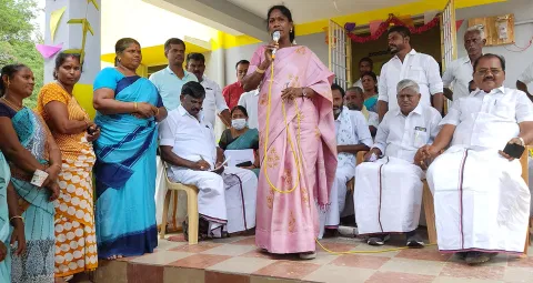 ஊராட்சிமன்ற புதிய கட்டிடங்களை திறந்து வைத்த எம்.எல்.ஏ.