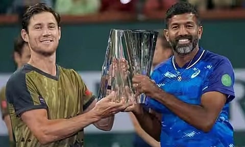 இண்டியன்வெல்ஸ் டென்னிசில் சாம்பியன் பட்டம் - சாதனை படைத்த போபண்ணா