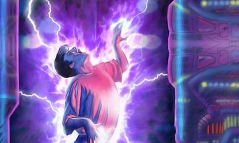 மின்சாரம் தாக்கி வாலிபர் படுகாயம்