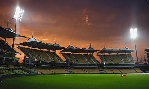 போட்டி நடைபெறும் சேப்பாக்கம் மைதானம்