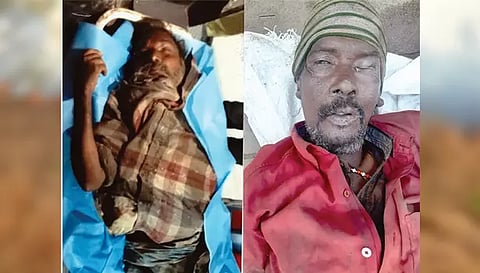 பிணமாக மிட்கப்பட்டவர்களை படத்தில் காணலாம்.