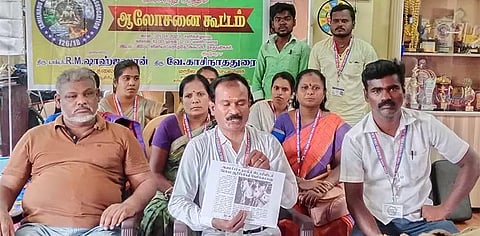 யோகா ஆசிரியர் கூட்டமைப்பின் மாநில பொதுச்செயலாளர் காசிநாததுரை பேட்டியளித்தார்.