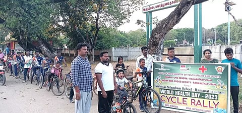 உலக சுகாதார தின சைக்கிள் பேரணி