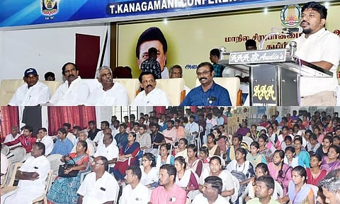 சமுதாயத்தை பேச்சு மூலம் ஒரு அங்குலமாவது முன்னேற்ற வேண்டும்; விருதுநகர் கலெக்டர் அறிவுறுத்தல்