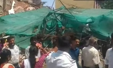 சென்னையில் கட்டிடம் இடிந்து விபத்து