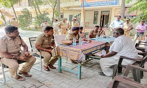 போலீஸ் சூப்பிரண்டு அலுவலகத்தில் குறைதீர்வு கூட்டம்
