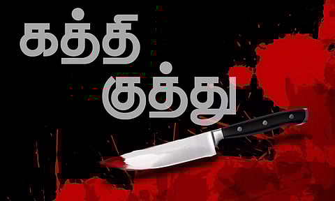 மாணவியை காதலிப்பதில் தகராறு: தேர்வு அறையில் 9-ம் வகுப்பு மாணவனை கத்தியால் வெட்டிய சக மாணவன்