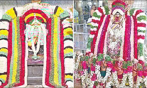 குருபெயர்ச்சி விழா: பட்டமங்கலம் தட்சிணாமூர்த்தி கோவிலில் சிறப்பு தீபாராதனை