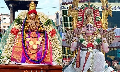 திருவள்ளூர் வீரராகவர் கோவிலில் கருட சேவை: திரளான பக்தர்கள் தரிசனம்