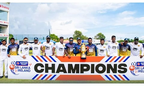 2வது போட்டியிலும் இன்னிங்ஸ் வெற்றி - டெஸ்ட் தொடரை கைப்பற்றியது இலங்கை