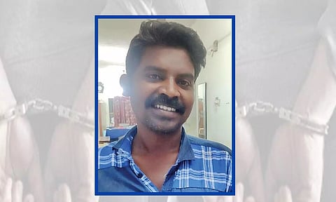 கைது செய்யப்பட்ட சண்முகராஜ்.