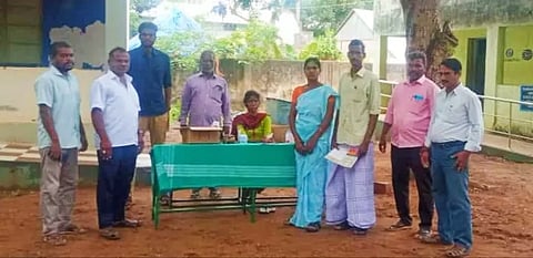 ஆண்டிமடம் அரசுப்பள்ளியில் இலவச மருத்துவ முகாம்