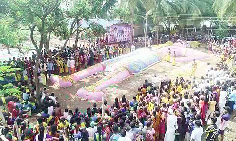 வாணியம்பாடி அருகே துரியோதனன் படுகளம்