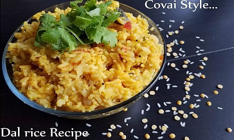 கோயம்புத்தூர் ஸ்டைல் அரிசி பருப்பு சாதம்