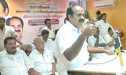 விழாவில் அமைச்சர் மெய்யநாதன் பேசினார்.