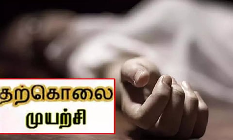 அன்னூர் அருகே காதல் திருமணம் செய்த தம்பதி விஷம் குடித்து தற்கொலை முயற்சி