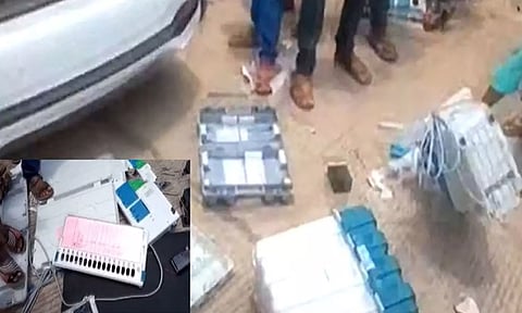 கர்நாடகா தேர்தல்- விஜயபுரா மாவட்டத்தில் வாக்குப்பதிவு இயந்திரம் உடைத்த விவகாரத்தில் 23 பேர் கைது