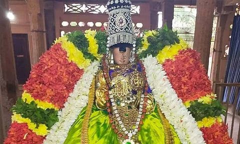 உறையூர் நாச்சியார் கோவிலில் வசந்த உற்சவம் தொடங்கியது