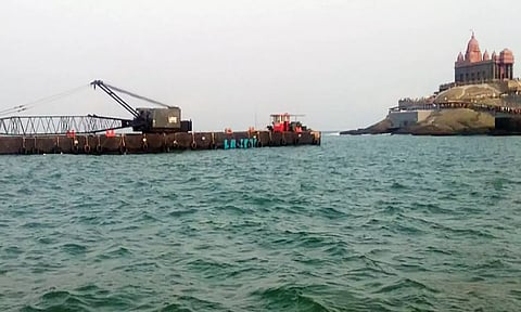 விவேகானந்தர் நினைவு மண்டபத்தில் கூடுதல் படகு தளம்
