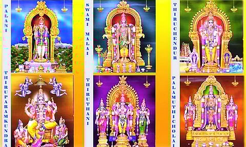 முருகனின் ஆறு படை வீடுகள்