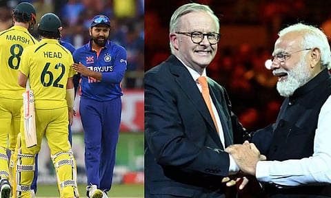 இந்தியாவில் நடைபெறும் உலக கோப்பை போட்டியை காண வாருங்கள்- ஆஸ்திரேலிய பிரதமருக்கு மோடி அழைப்பு