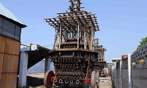 வீரராகவப் பெருமாள் கோவில் தேர்.