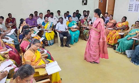  பயிற்சி முகாம் நடைபெற்ற காட்சி.