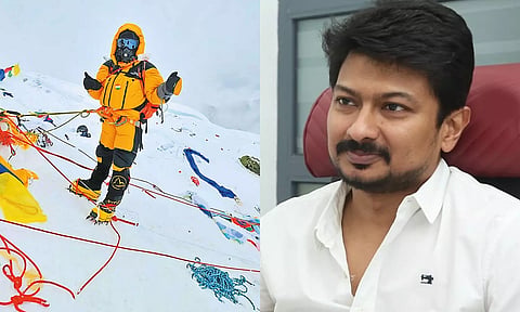 எவரெஸ்ட் சிகரத்தில் ஏறி சாதனை படைத்த முத்தமிழ் செல்விக்கு உதயநிதி ஸ்டாலின் வாழ்த்து