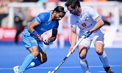 புரோ ஹாக்கி லீக்: பெல்ஜியம் அணியிடம் 2-1 என்ற கணக்கில் இந்தியா தோல்வி