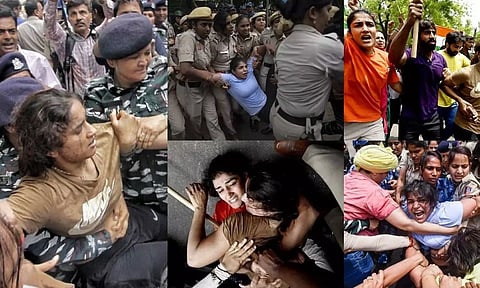 ஒலிம்பிக்கில் பதக்கம் வென்ற மல்யுத்த வீரர், வீராங்கனைகள் மீது 8 பிரிவுகளில் வழக்கு