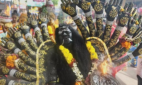 குலசேகரன்பட்டினத்தில் புகழ்பெற்ற தசரா விழா