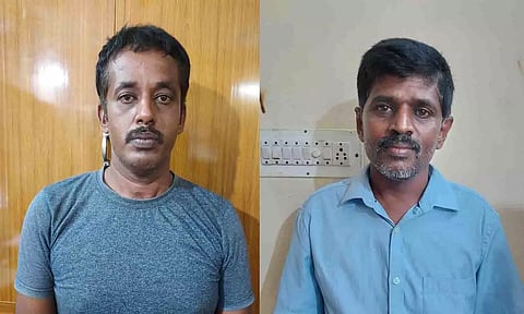 கைதானவர்களை படத்தில் காணலாம். 