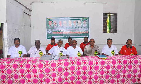 மாநில செயற்குழு கூட்டம் நடைபெற்ற காட்சி.