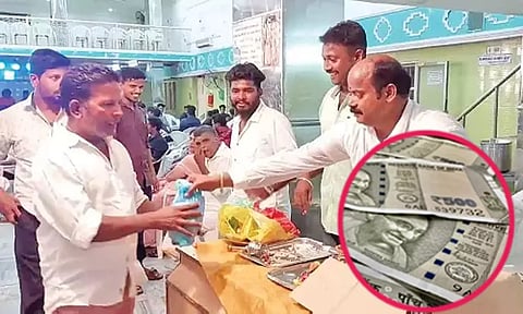 திருமண வரவேற்பில் தாம்பூல பையுடன் மது விநியோகம்: மண்டப உரிமையாளர்-உறவினருக்கு அபராதம்