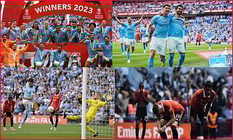 எஃப்.ஏ. கோப்பை: மான்செஸ்டர் யுனைடெட்டை வீழ்த்தி சாம்பியன் பட்டம் வென்றது மான்செஸ்டர் சிட்டி