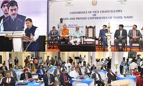 தமிழகத்தில் கல்வி முறையை மாற்றி அமைக்க வேண்டும்- துணைவேந்தர்கள் மாநாட்டில் கவர்னர் ஆர்.என். ரவி