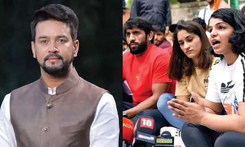 மல்யுத்த வீராங்கனைகளுடன் மத்திய அரசு பேச்சுவார்த்தை- விளையாட்டுத் துறை மந்திரியுடன் சந்திப்பு